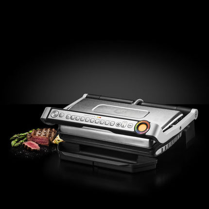 Elektrogrill mit Sensor, 9 Programmen, antihaftbeschichtete Platten