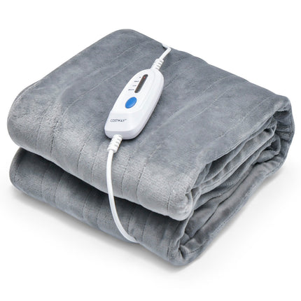 Electric Heated Blanket 130 x 180 cm, 4 Heat Levels