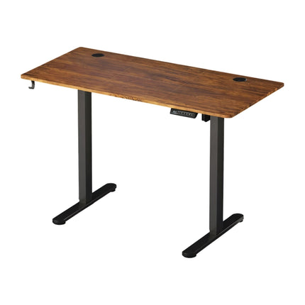 Electric Height Adjustable Desk – Wood-Effect Top, Memory