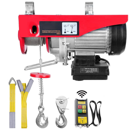 Electric Hoist 400 kg, 850W 220V, Wireless Remote, 12 m