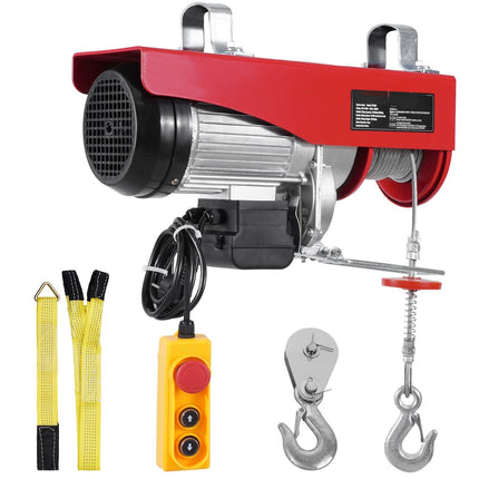 Electric Hoist Winch 2640 lb, 230V, Wired Remote