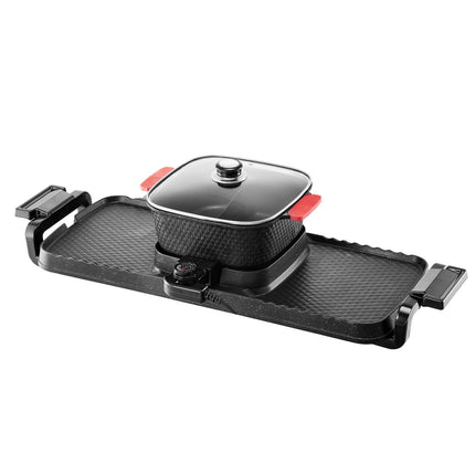 Electric Hot Pot And Grill Combo, 2300W, 3.25L