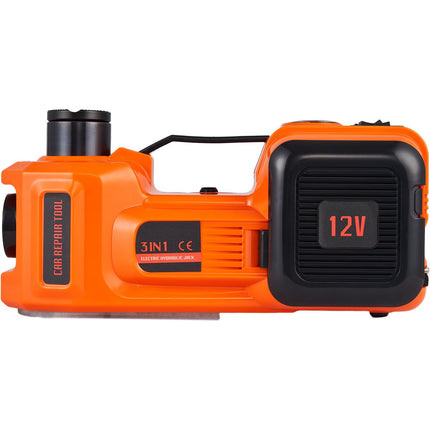 Electric Hydraulic Car Jack 5 Ton, 12V Tire Inflator