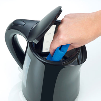 Wasserkocher, 1,5L, 2200W, Schwarz, Verdecktes Heizelement