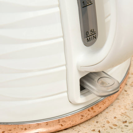 Wasserkocher 1,7L, 2200W, schnelles Aufkochen, herausnehmbarer Filter