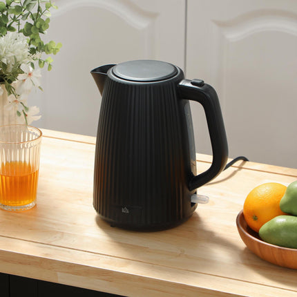 Electric Kettle, 1.7L Capacity, Auto Shut-Off, Black