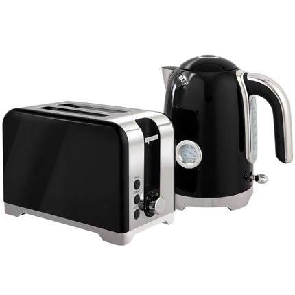 Electric Kettle & Toaster Set, 1.7L, 2200W, 7 Browning Levels