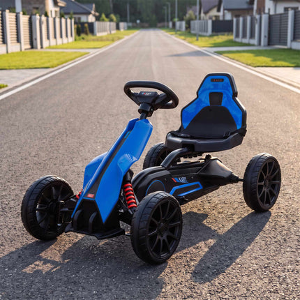 Electric Kids Go-Kart, Adjustable Speed 3-5 km/h, EVA Wheels