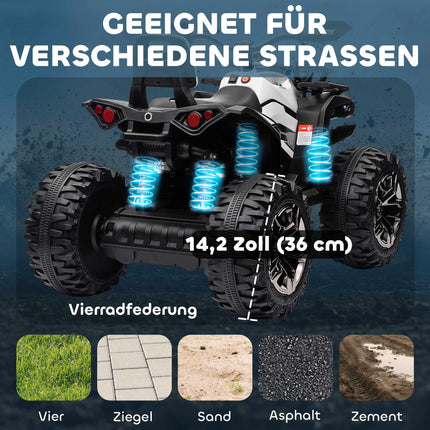Electric Kids Quad, 12V Battery, 3-8 km/h Speed