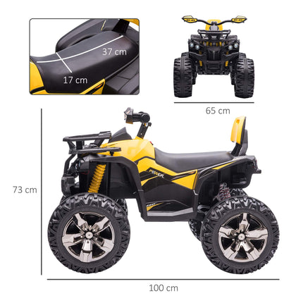 Electric Kids Quad, 3-8 km/h, LED Lights, Music Player