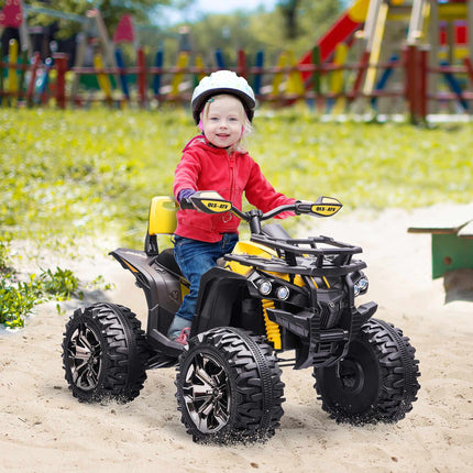 Electric Kids Quad, 3-8 km/h, LED Lights, Music Player