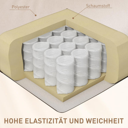 Elektrischer Relaxsessel, Mikrofaser, hellgrau mit Massagefunktion