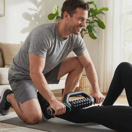 Elektrische Massagerolle, 6 Geschwindigkeiten, rotierende Perkussion