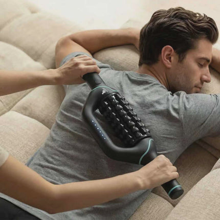 Elektrische Massagerolle, 6 Geschwindigkeiten, rotierende Perkussion