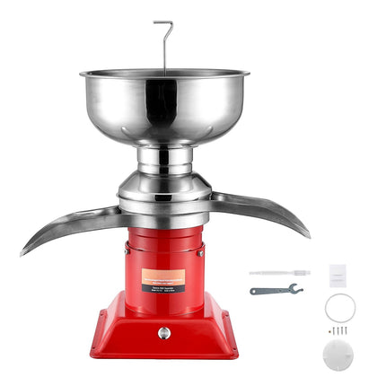 Electric Milk Cream Separator, 100L/H, 5L Bowl, 304 SS