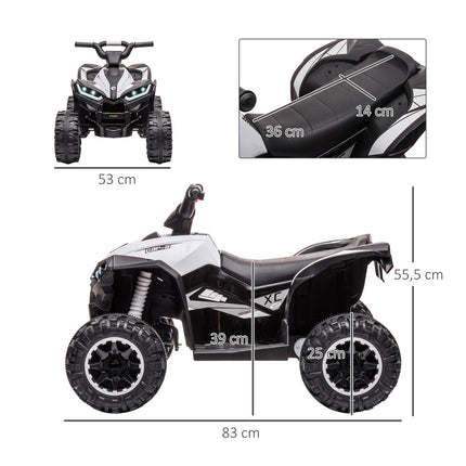 Elektro-Quad für Kinder, 12V, USB & MP3, 3-5 Jahre, 1,5-3 km/h
