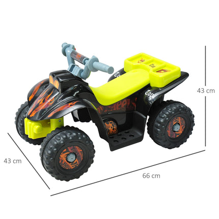 Elektrisches Mini-Quad für Kinder, 18–36 Monate, gelb