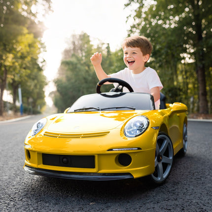 Kinder Elektroauto zum Aufsitzen, Fernbedienung, Musik, USB, 3-5 Jahre