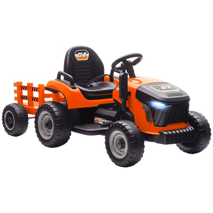 Elektrischer Aufsitz-Traktor für Kinder, ferngesteuert, 3-8 Jahre, Orange