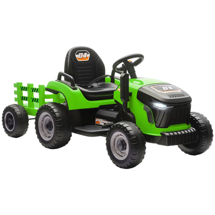 Elektrischer Aufsitz-Traktor mit Fernbedienung, 3-8 Jahre, Grün