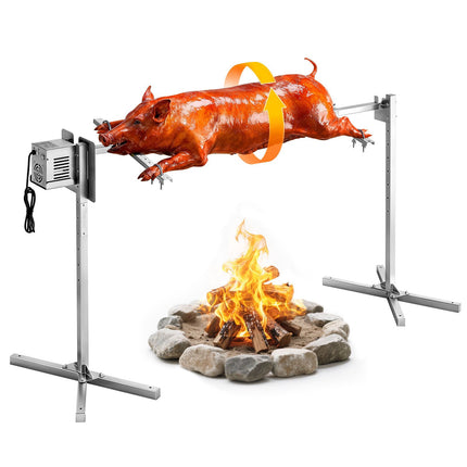 Electric Rotisserie Grill, 56-Inch, 60 Kg, Stainless