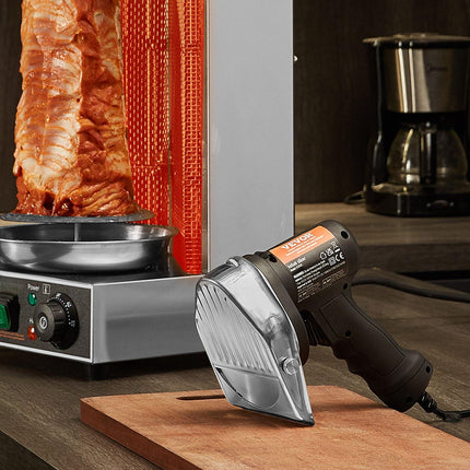 Electric Shawarma Knife 80W, 100mm Blade, 2 Blades