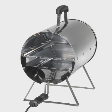 Elektrischer Räucherofen, Edelstahl, 1100W, 27x45cm