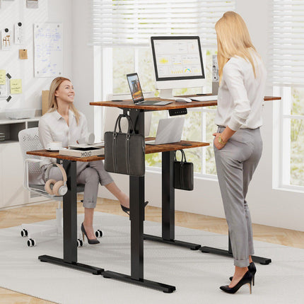 Elektrischer Stehschreibtisch 120x60 cm, höhenverstellbar von 73–122 cm