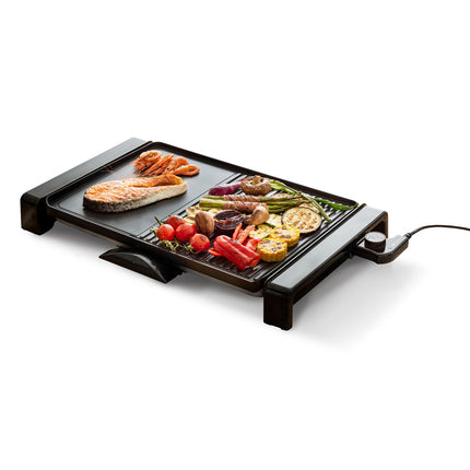 Elektro-Tischgrill XXL 47x32cm 2000W EG210 Schwarz