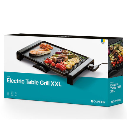 Elektro-Tischgrill XXL 47x32cm 2000W EG210 Schwarz