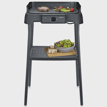 Elektro-Tischgrill mit Standfuß & Grillplatte, 2000W