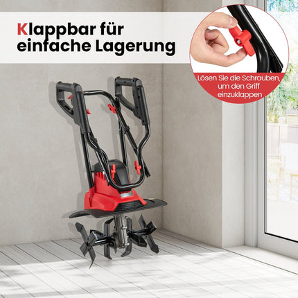 Elektrický kultivátor 1200W – záběr 36cm, hloubka 22cm