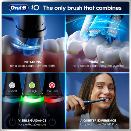 Electric Toothbrush Black Lava, 1 Refill, Smart App Sync