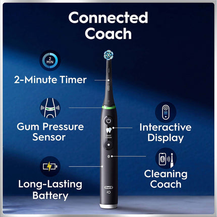 Electric Toothbrush Black Lava, 1 Refill, Smart App Sync