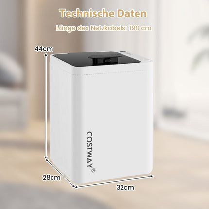 Elektrický ohřívač ručníků, 23L, automatické vypnutí, časovač, LED displej