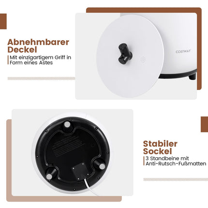 Elektrischer Handtuchwärmer-Eimer, 23L, 3 Heizstufen, Schwarz