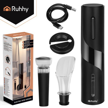 Electric Wine Opener Set, Automatic USB-C Charging