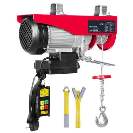 Electric Wire Rope Hoist 800 kg, 1450W, Wireless Remote