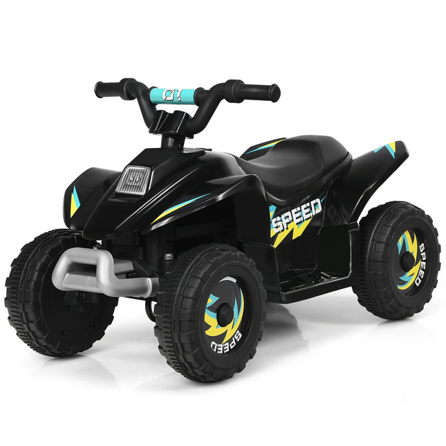 Elektroauto für Kinder, Elektro Kinderquad, Kindermotorrad, 73 x 40 x 44,5 cm, schwarz