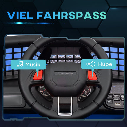 Elektroauto für Kinder, 12V Gelände mit Musik, blau