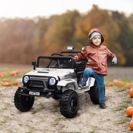 Elektrisches Kinderauto 12V - Geländewagen, Musik, Fernbedienung