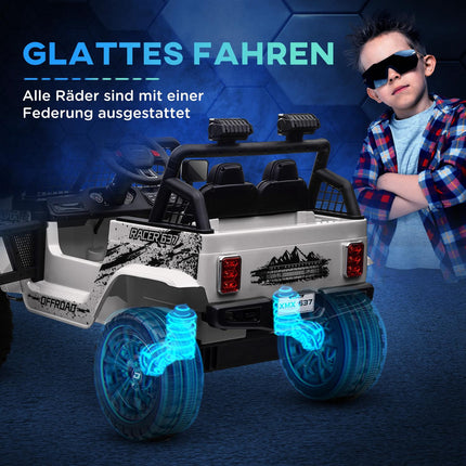 Elektrisches Kinderauto 12V - Geländewagen, Musik, Fernbedienung