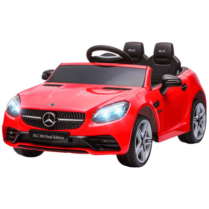 Elektroauto für Kinder, Fernbedienung, USB-Musik, Rot