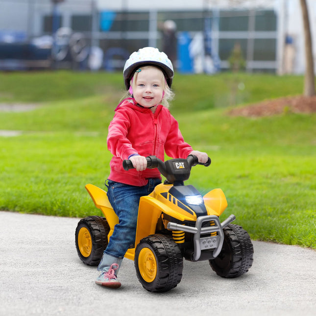 Elektrisches Kinder-Quad, 6V mit Hupe & Scheinwerfern, Gelb