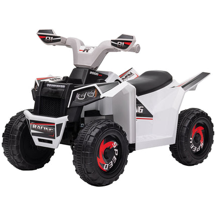 Elektro-Kinderquad – 6V, 2,5 km/h, 1,5–3 Jahre, weiß