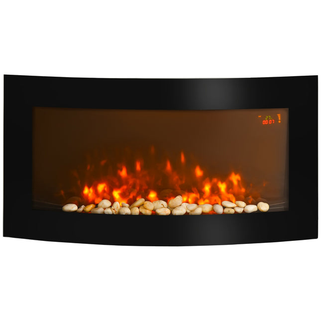 Moderner elektrischer Wandkamin – 89,2 x 13,5 x 48 cm