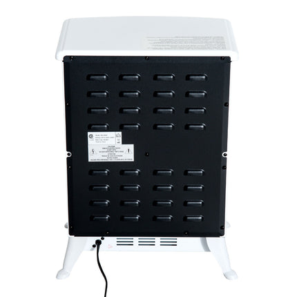 Elektrischer Ofen, 950/1850W, Flammeneffekt, Weiß