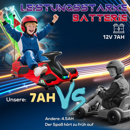 Elektrická motokára pro děti, 3-8 km/h, světla a hudba