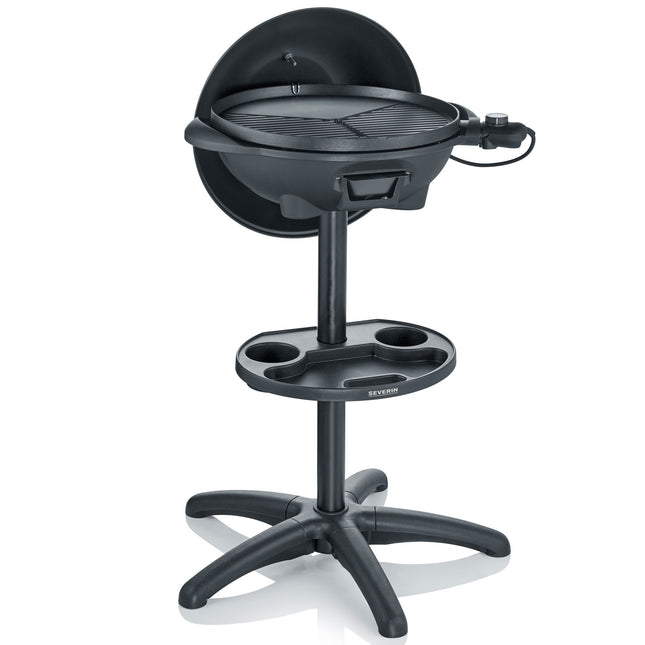 Elektrischer Grill Globus Säulenständer mit Deckel, PG8541