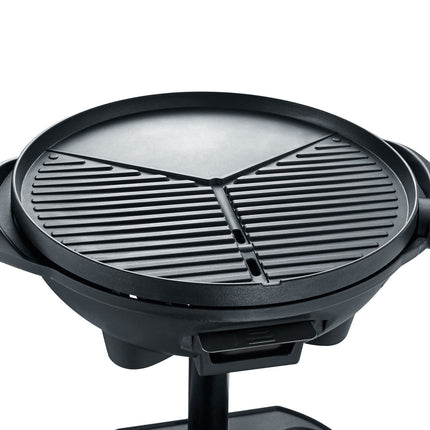 Elektrischer Grill Globus Säulenständer mit Deckel, PG8541